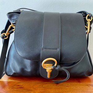 Chloe Lexa Cross-Body Bag Black